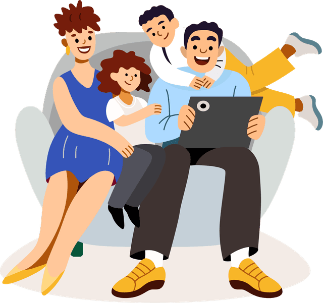 family illustration